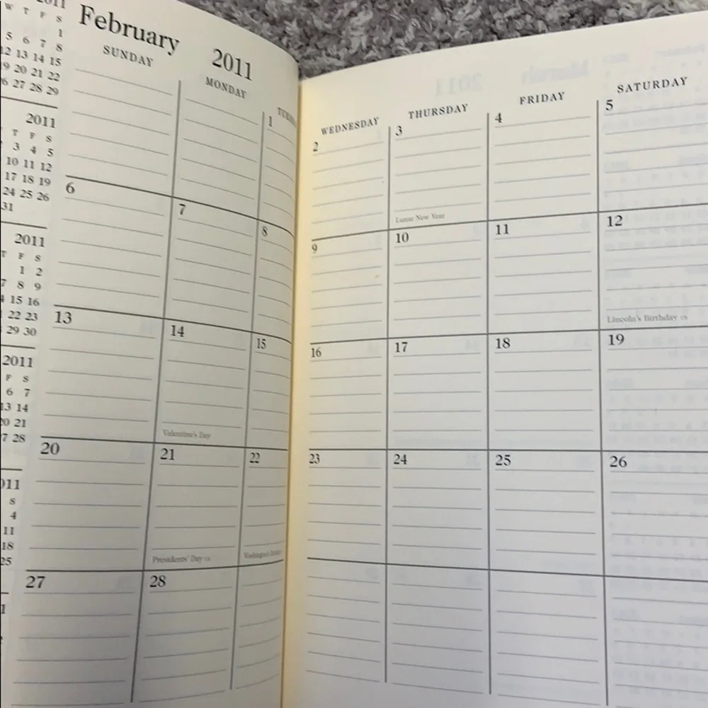 Brand New in Box Authentic Tiffany & Co 2011 Planner